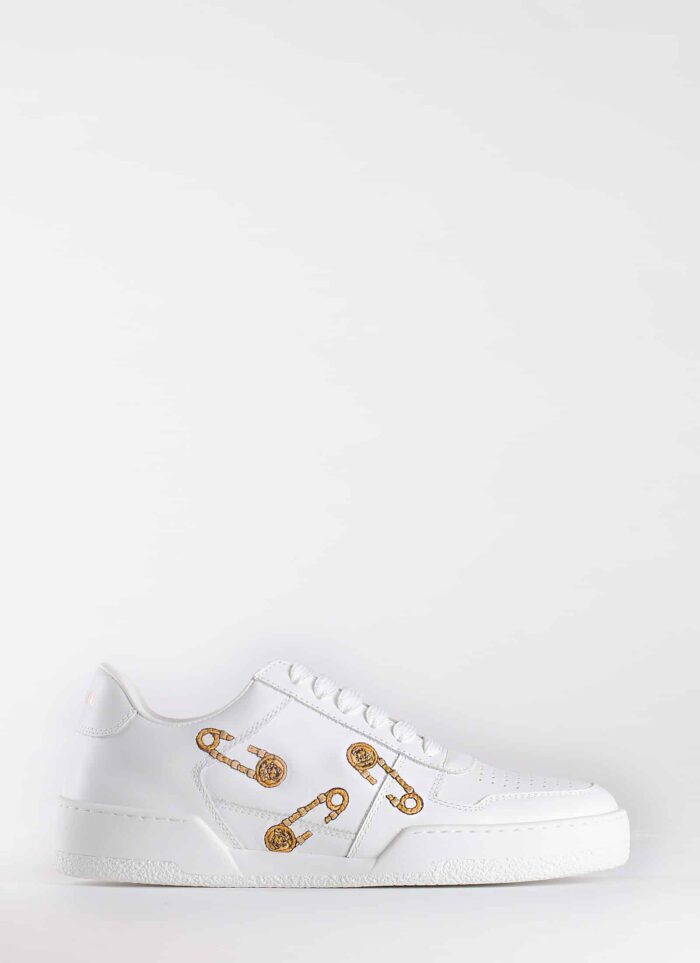 LEATHER SNEAKERS "ILUS" - VERSACE