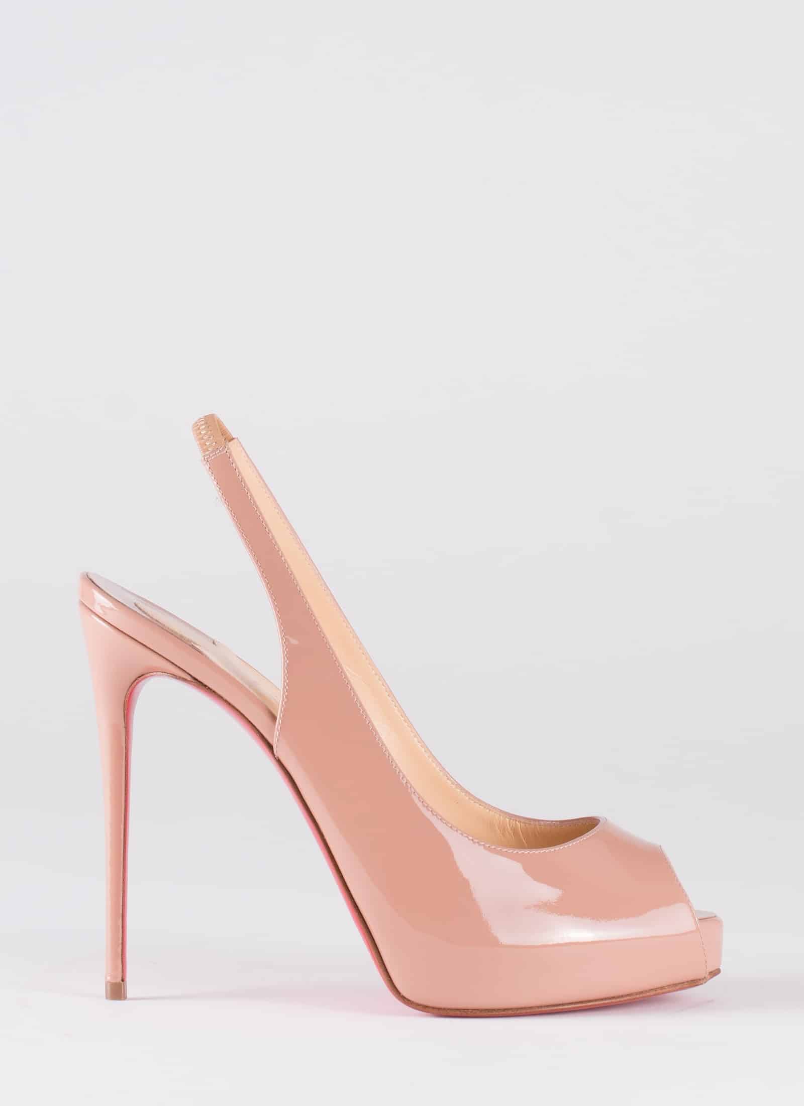PRIVATE NUMBER PATENT LEATHER SANDALS - CHRISTIAN LOUBOUTIN