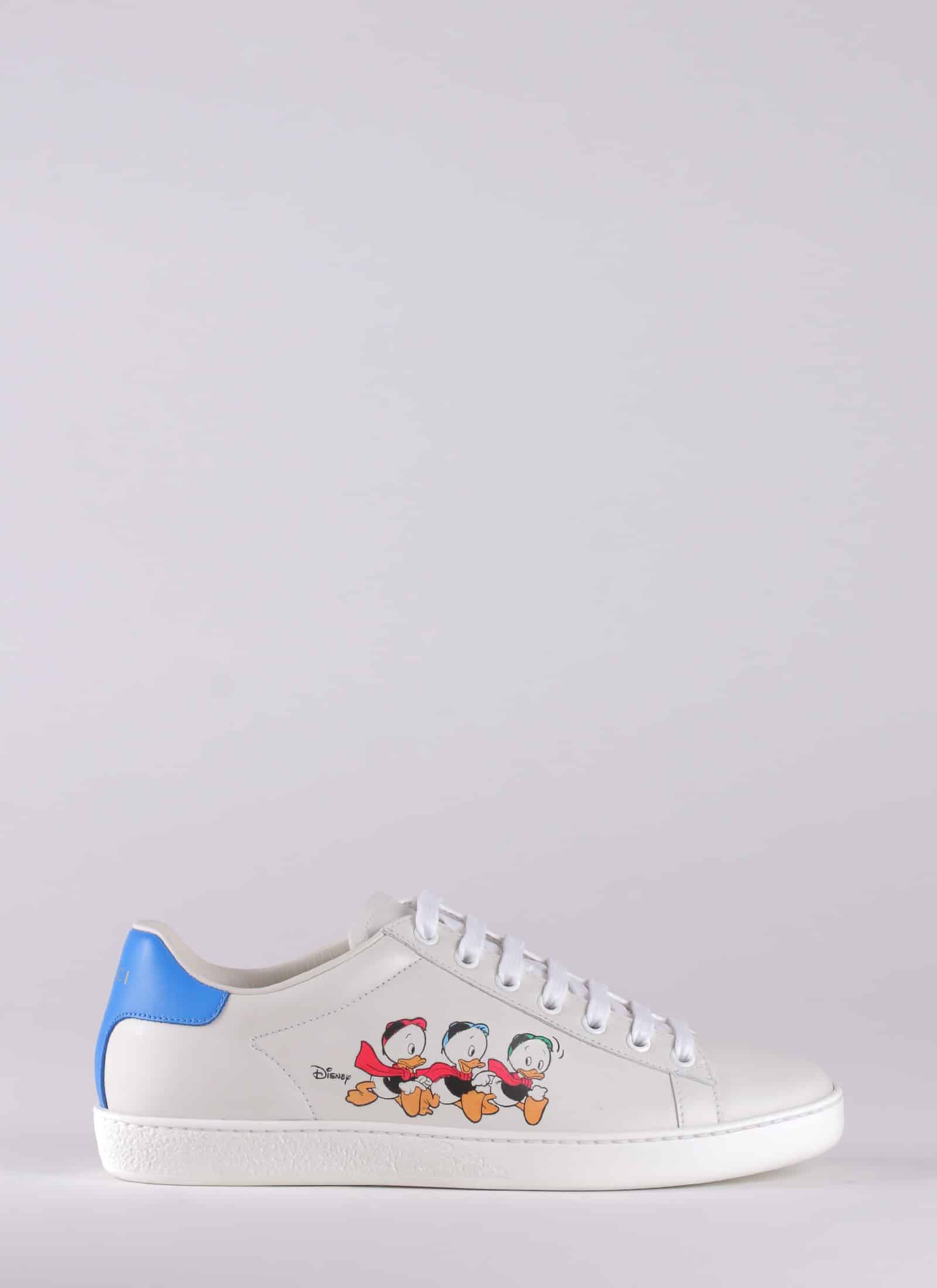 LEATHER SNEAKERS FROM THE DISNEY COLLECTION - GUCCI