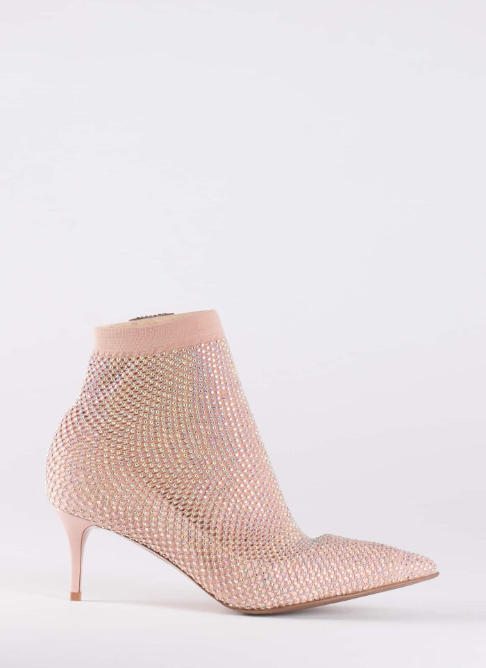 ANKLE BOOTS IN SWAROVSKI CRYSTALS - LE SILLA