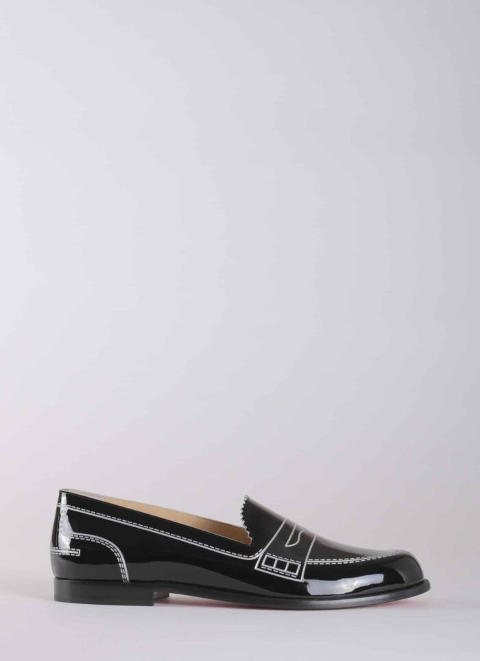 MOCALAUREAT PATENT LEATHER LOAFERS - CHRISTIAN LOUBOUTIN