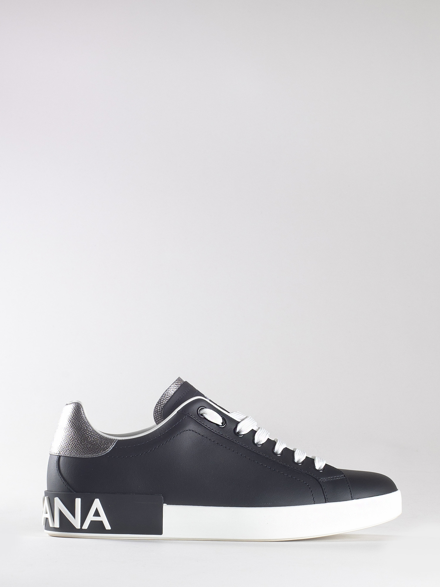 PORTOFINO COLLECTION LEATHER SNEAKERS - DOLCE & GABBANA