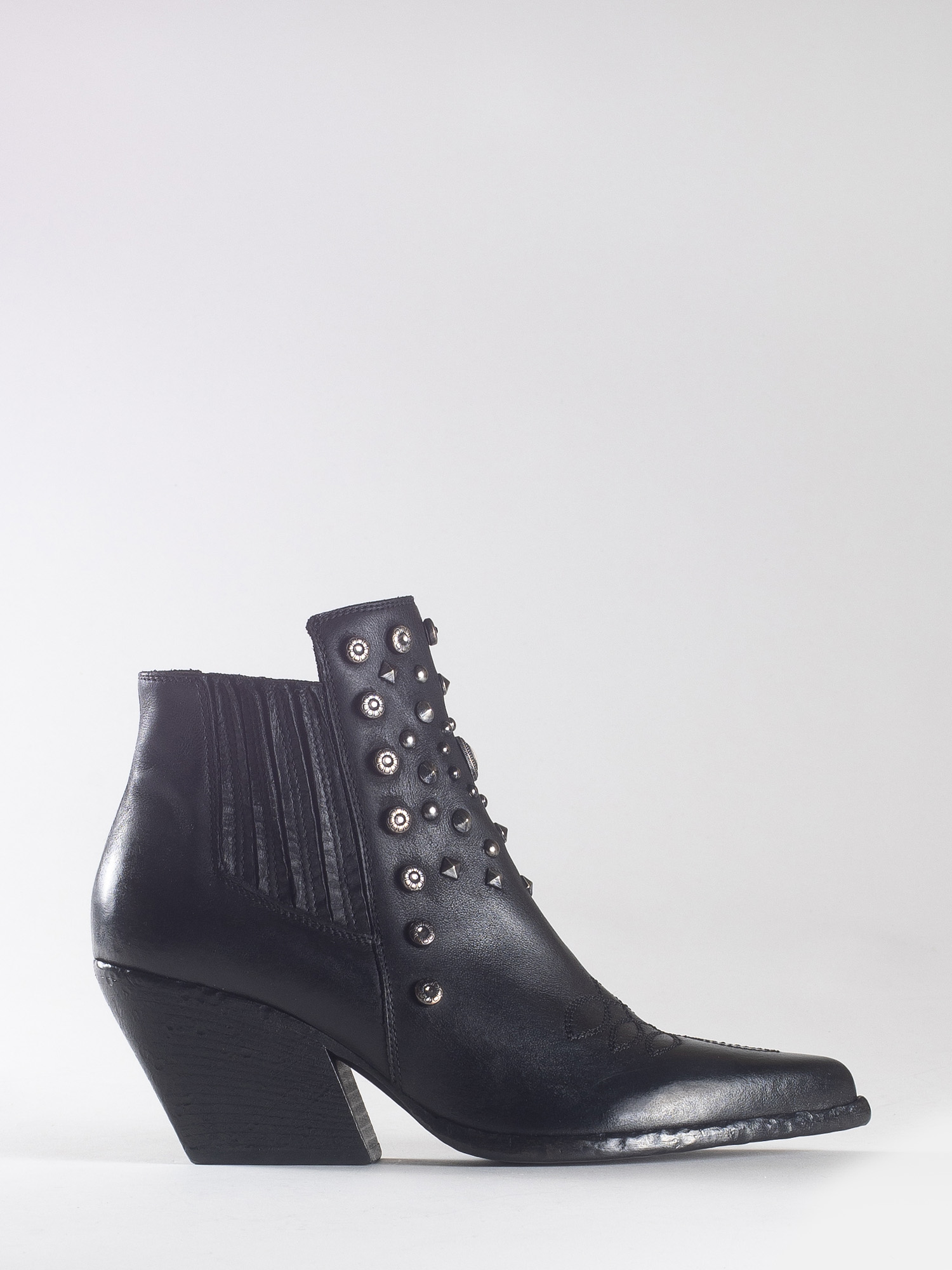 LEATHER COSSACK BOOTS - STRATEGIA