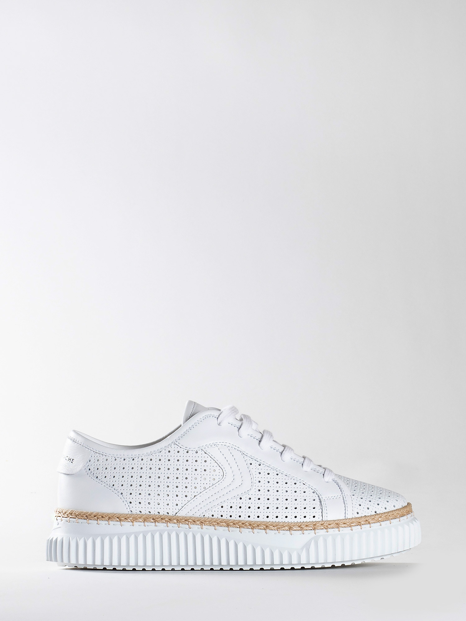 VANNIE - VOILE BLANCHE LEATHER SNEAKERS