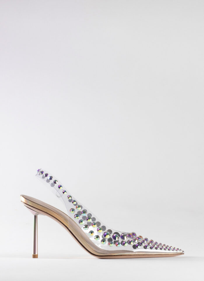 SLINGBACKS WITH SWAROVSKI CRYSTALS - LE SILLA