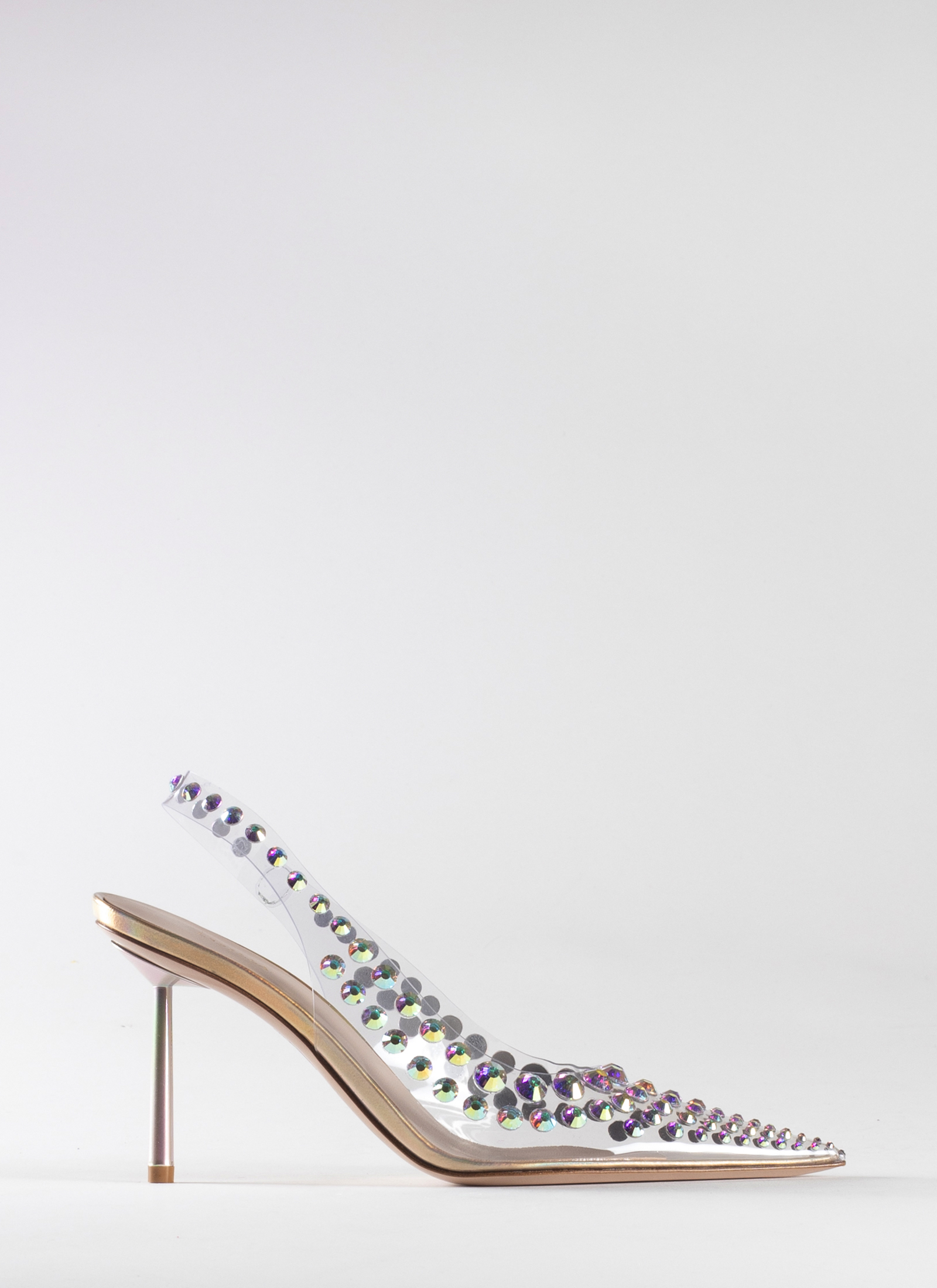 SLINGBACKS WITH SWAROVSKI CRYSTALS - LE SILLA