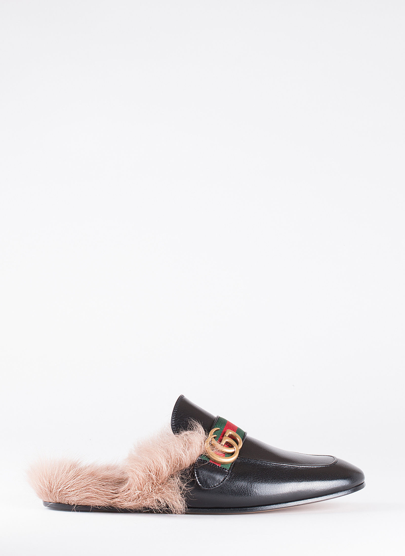 LEATHER CLOTS WITH FUR - GUCCI