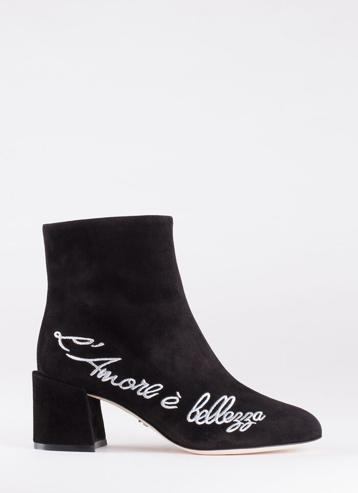 VALLY COLLECTION SUEDE BOOTS - DOLCE & GABBANA