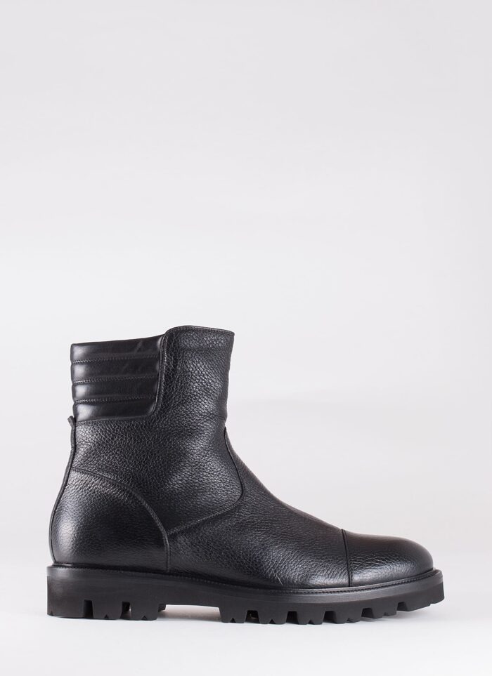 LEATHER BOOTS WITH FUR - ALDO BRUE