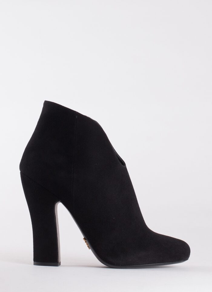 SUEDE ANKLE BOOTS - PRADA