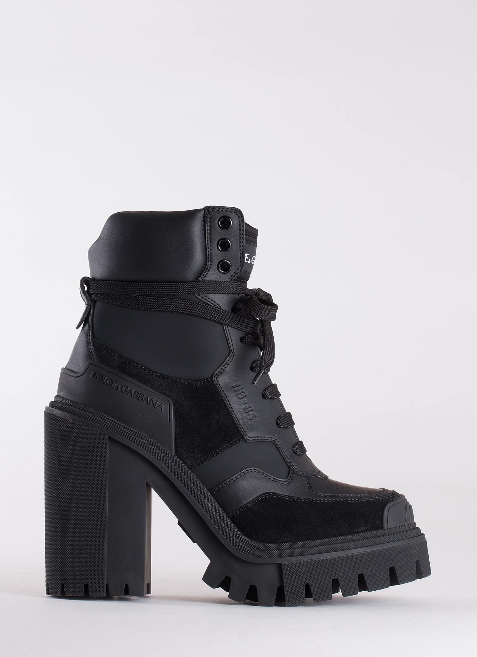 LEATHER BOOTS - DOLCE & GABBANA