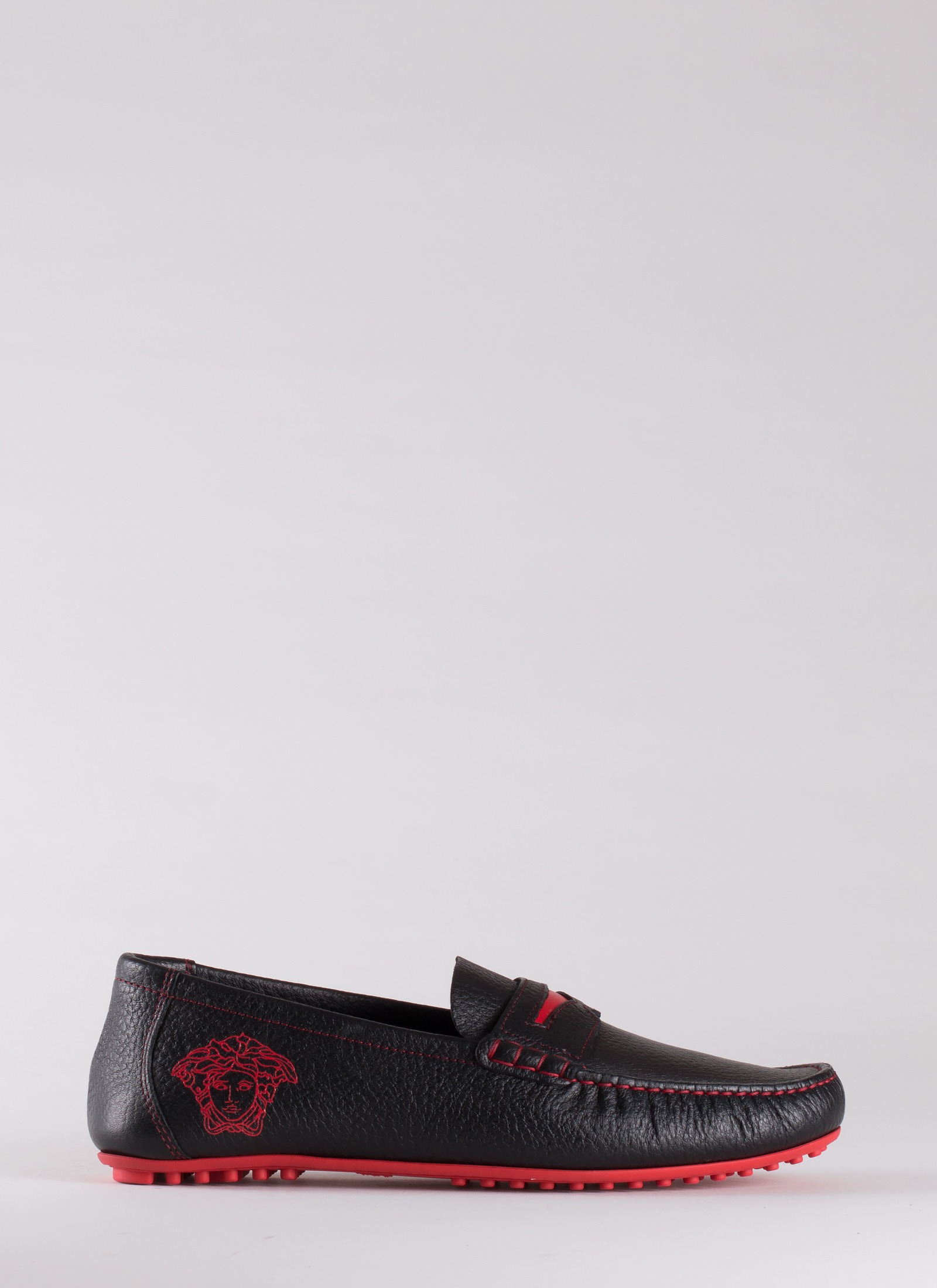 LEATHER LOAFERS - VERSACE