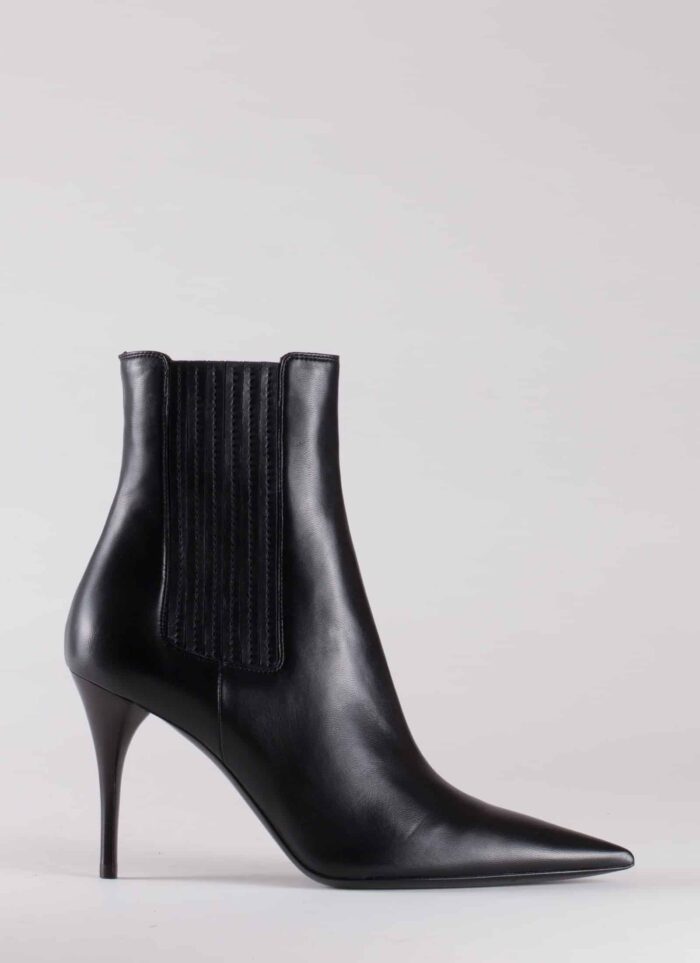 LEATHER BOOTS - SAINT LAURENT