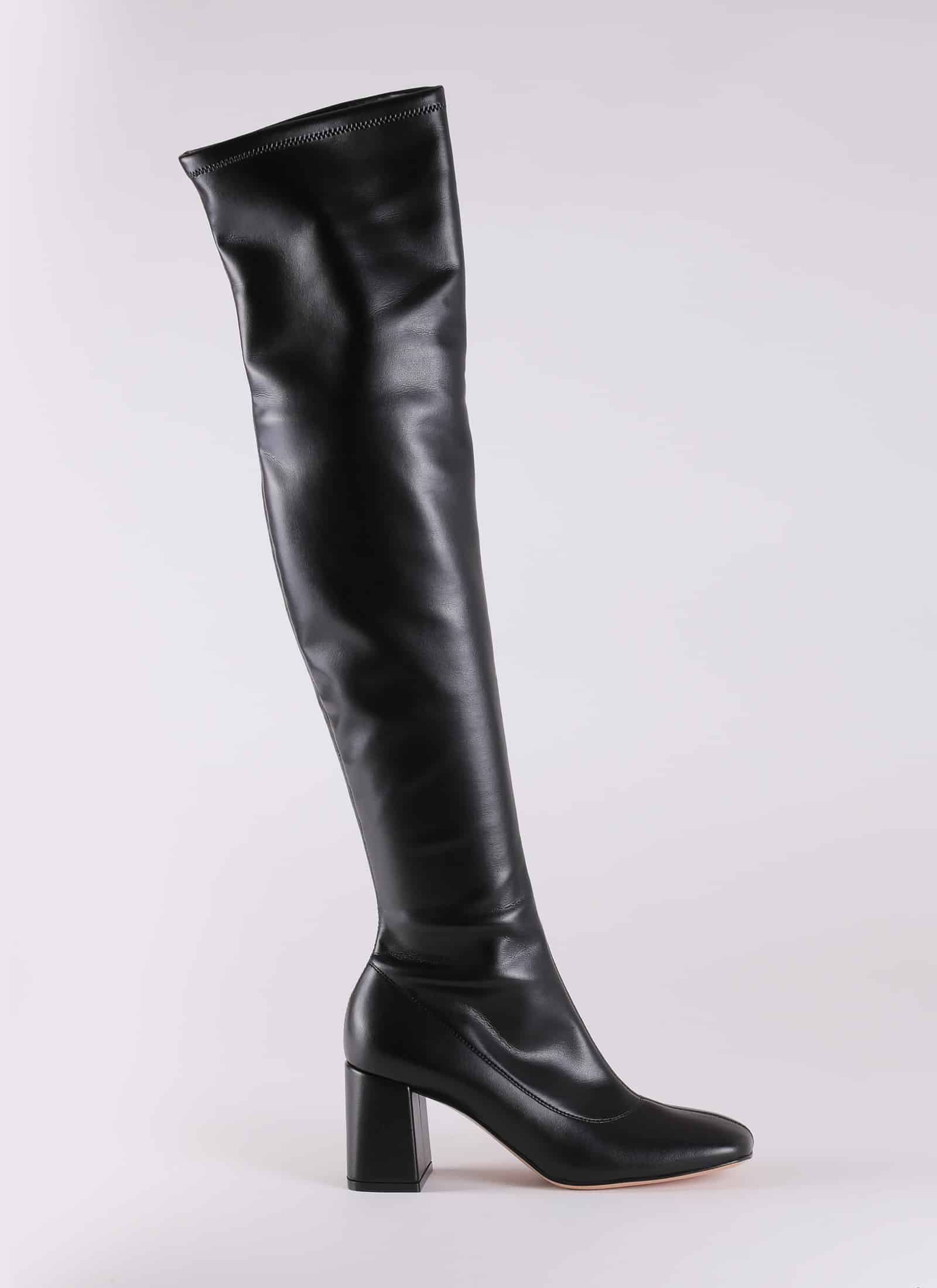 LEATHER ANKLE BOOTS - GIANVITO ROSSI