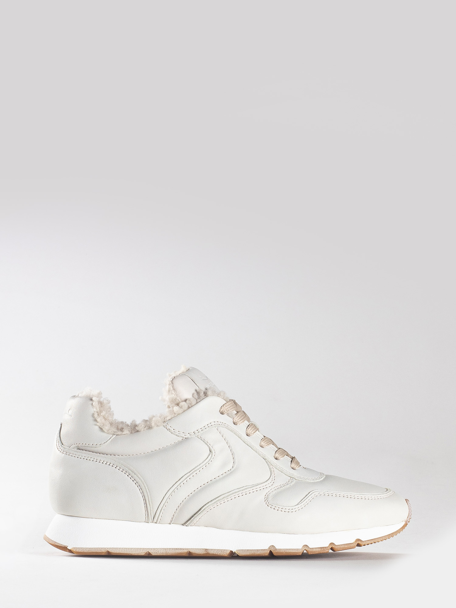 SNEAKERS WITH FUR - VOILE BLANCHE