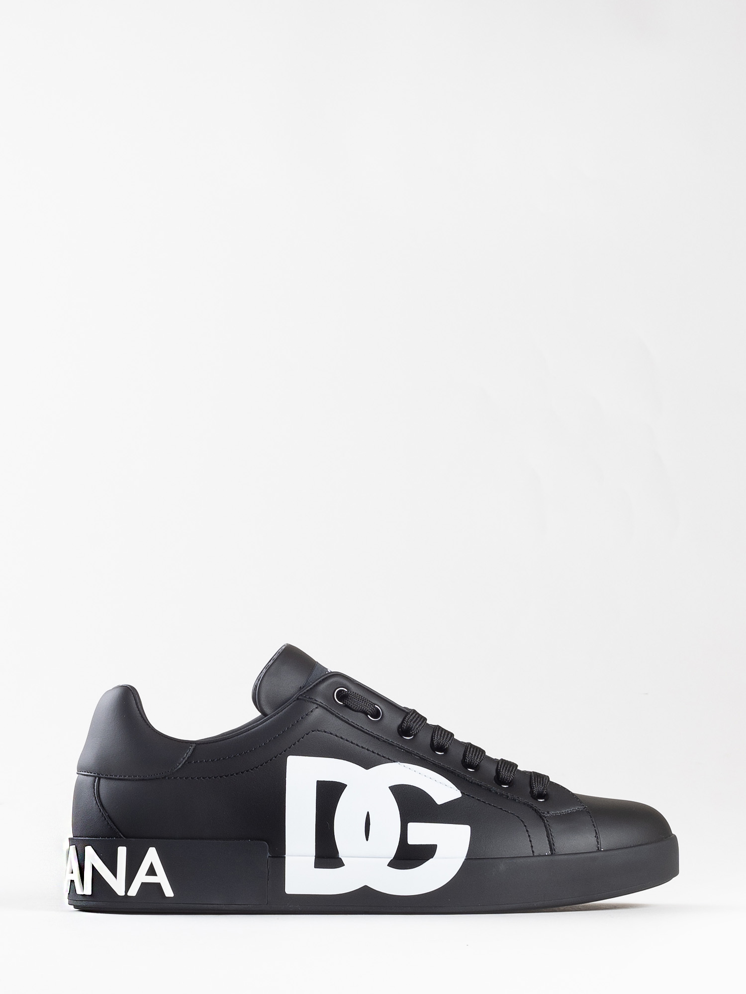 PORTOFINO COLLECTION LEATHER SNEAKERS - DOLCE & GABBANA