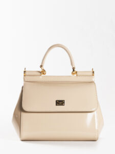 SICILY SMALL BAG IN GLOSSY LEATHER - DOLCE & GABBANA