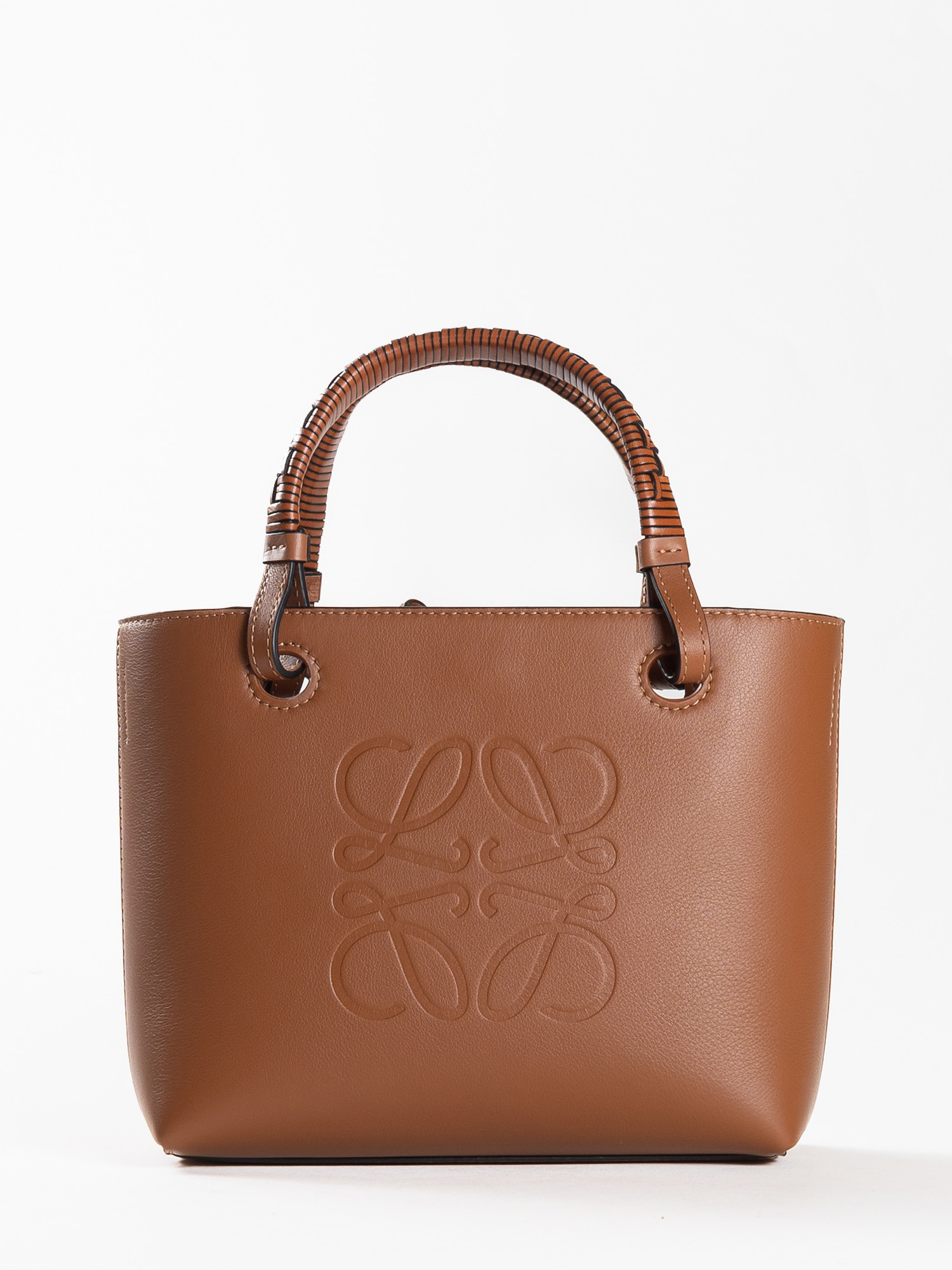 ANAGRAM TOTE MINI LEATHER BAG - LOEWE