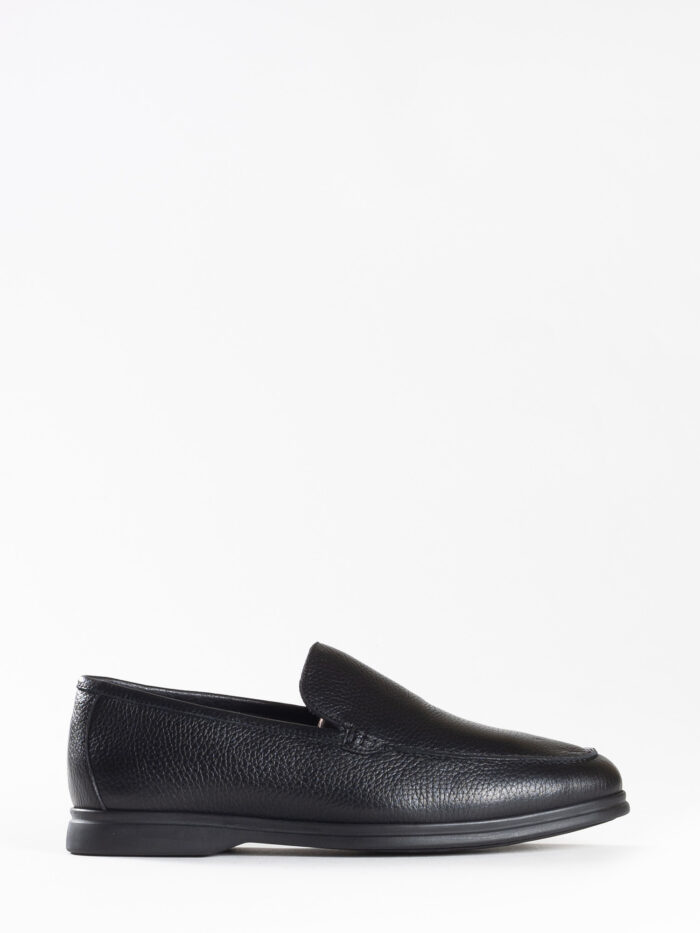 LEATHER LOAFERS WITH FUR - ALDO BRUE