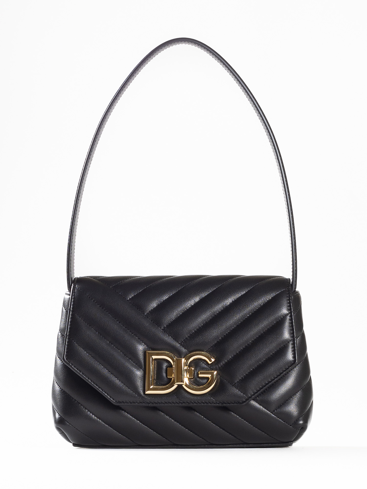 LOP LEATHER SHOULDER BAG - DOLCE & GABBANA