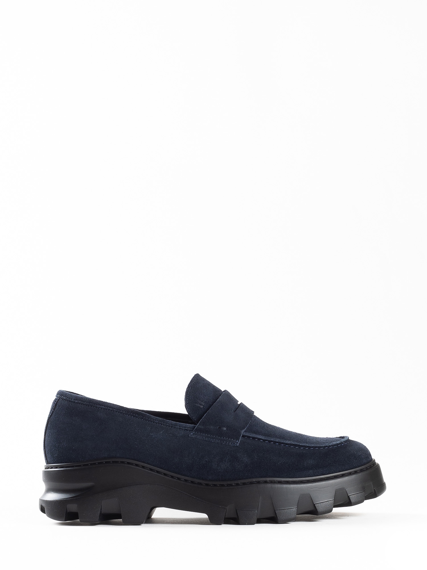 SUEDE LOAFERS WITH FUR - MORESCHI