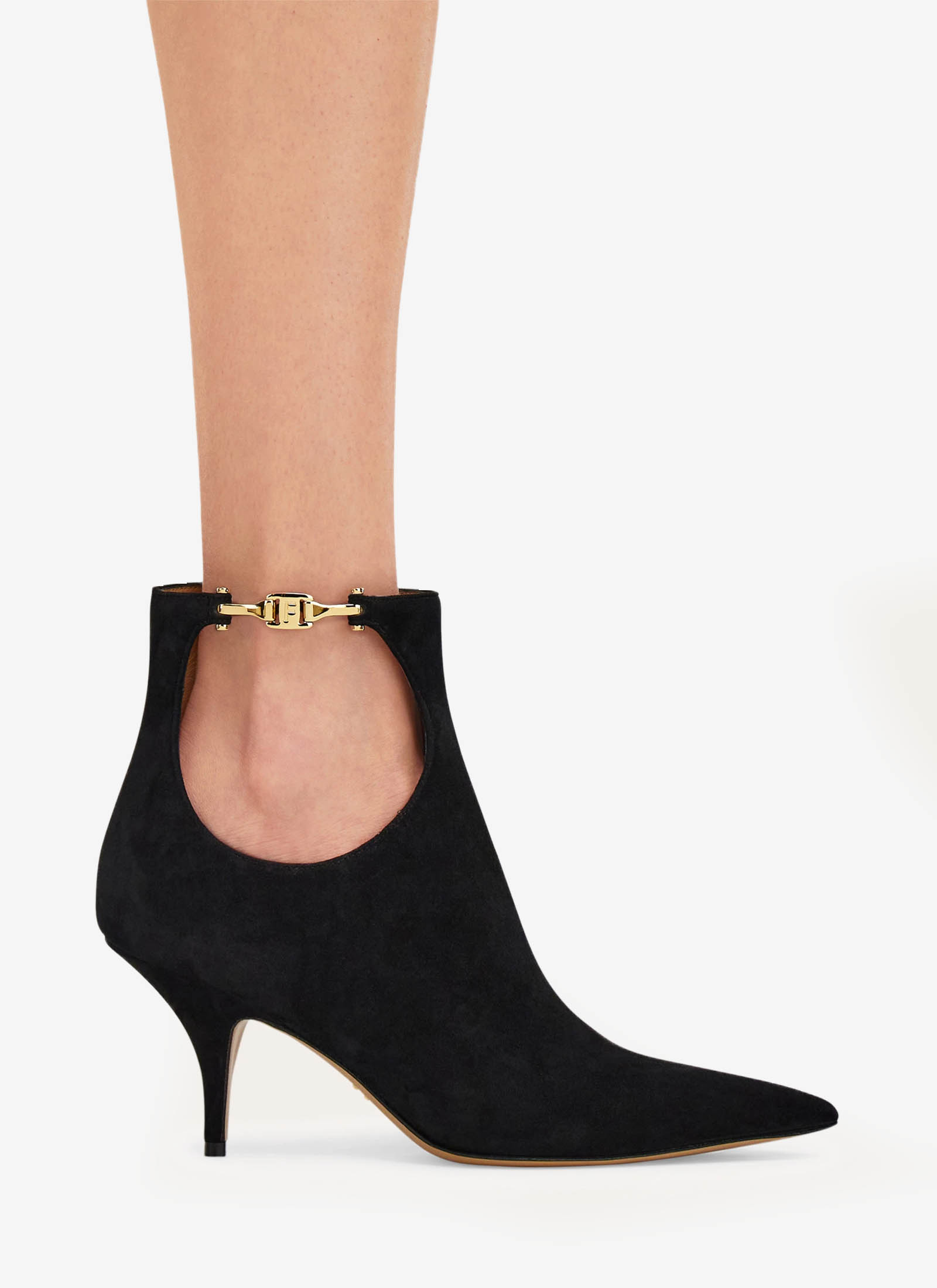 Замшевые ботильоны - SALVATORE FERRAGAMO